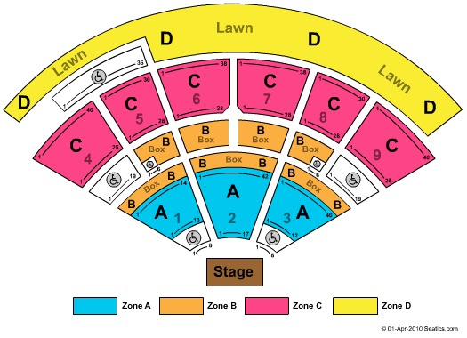 Isleta Amphitheater Seating Chart